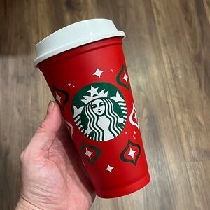 Starbucks 2023 Red Holiday Reusable Travel Cup